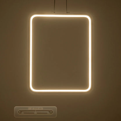 NEROBA 61304 Μοντέρνο Κρεμαστό Φωτιστικό Οροφής LED 18W 1980lm 360° AC 220-240V IP20 Ρυθμιζόμενο Λευκό CCT με On/Off 2700K/4500K/6000K - Lumileds SMD Chip - Νίκελ Βούρτσας - Μ29 x Π2 x Υ36