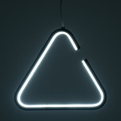 CEROBA 61307 Κρεμαστό Φωτιστικό Οροφής Linear Design LED CCT 12W 1320lm 360° AC 220-240V - Εναλλαγή Φωτισμού μέσω Διακόπτη On/Off All In One Ψυχρό 6000k+Φυσικό 4500k+Θερμό 2700k Μ22 x Π2 x Υ22cm - Μαύρο