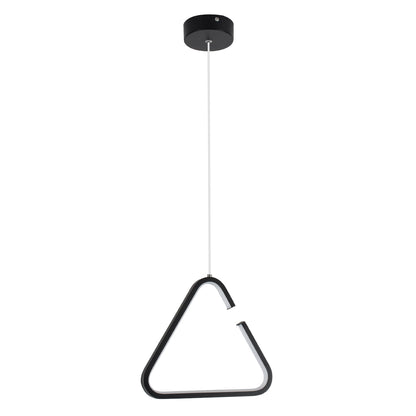 CEROBA 61307 Κρεμαστό Φωτιστικό Οροφής Linear Design LED CCT 12W 1320lm 360° AC 220-240V - Εναλλαγή Φωτισμού μέσω Διακόπτη On/Off All In One Ψυχρό 6000k+Φυσικό 4500k+Θερμό 2700k Μ22 x Π2 x Υ22cm - Μαύρο