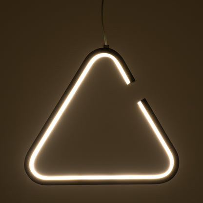 CEROBA 61307 Κρεμαστό Φωτιστικό Οροφής Linear Design LED CCT 12W 1320lm 360° AC 220-240V - Εναλλαγή Φωτισμού μέσω Διακόπτη On/Off All In One Ψυχρό 6000k+Φυσικό 4500k+Θερμό 2700k Μ22 x Π2 x Υ22cm - Μαύρο