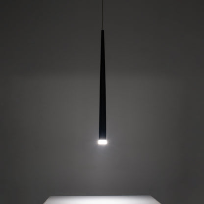 TEARS 61310 Κρεμαστό Φωτιστικό Οροφής Design LED CCT 3W 330lm 180° AC 220-240V - Εναλλαγή Φωτισμού μέσω Διακόπτη On/Off All In One Ψυχρό 6000k+Φυσικό 4500k+Θερμό 2700k Φ3.2 x Υ51.5cm - Χρυσό Βούρτσας