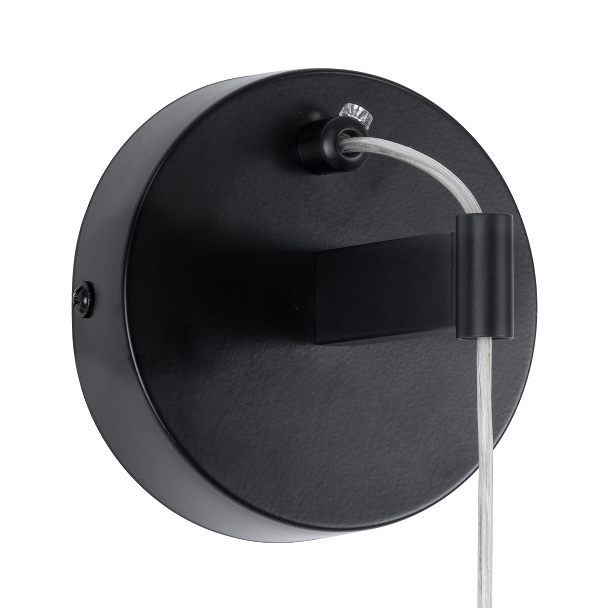 TEARS 61315 Φωτιστικό Τοίχου - Απλίκα Design LED CCT 3W 330lm 180° AC 220-240V - Εναλλαγή Φωτισμού μέσω Διακόπτη On/Off All In One Ψυχρό 6000k+Φυσικό 4500k+Θερμό 2700k Φ3.2 x Υ51.5cm - Μαύρο