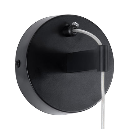 TEARS 61315 Φωτιστικό Τοίχου - Απλίκα Design LED CCT 3W 330lm 180° AC 220-240V - Εναλλαγή Φωτισμού μέσω Διακόπτη On/Off All In One Ψυχρό 6000k+Φυσικό 4500k+Θερμό 2700k Φ3.2 x Υ51.5cm - Μαύρο