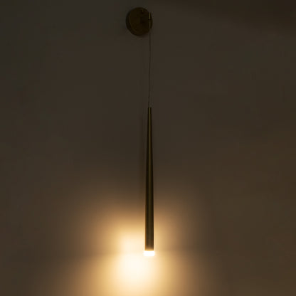 TEARS 61315 Φωτιστικό Τοίχου - Απλίκα Design LED CCT 3W 330lm 180° AC 220-240V - Εναλλαγή Φωτισμού μέσω Διακόπτη On/Off All In One Ψυχρό 6000k+Φυσικό 4500k+Θερμό 2700k Φ3.2 x Υ51.5cm - Μαύρο