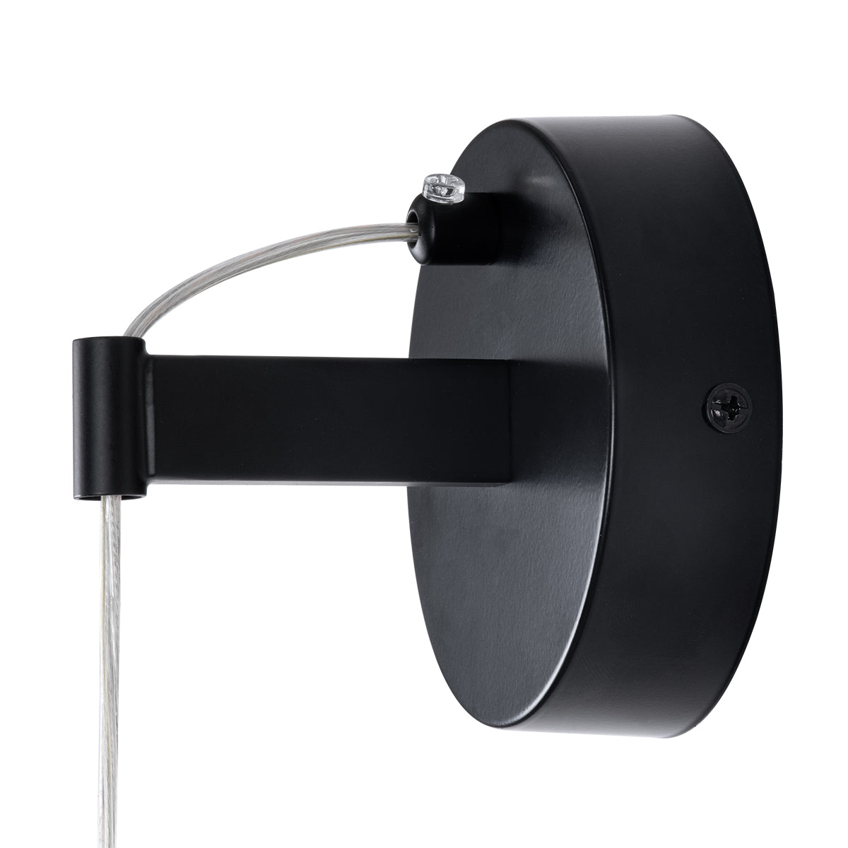 TEARS 61315 Φωτιστικό Τοίχου - Απλίκα Design LED CCT 3W 330lm 180° AC 220-240V - Εναλλαγή Φωτισμού μέσω Διακόπτη On/Off All In One Ψυχρό 6000k+Φυσικό 4500k+Θερμό 2700k Φ3.2 x Υ51.5cm - Μαύρο