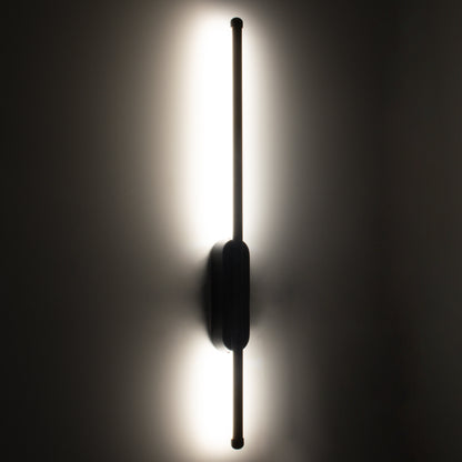 HARLEM 61332 Φωτιστικό Τοίχου - Απλίκα Design LED CCT 9W 1080lm 120° AC 220-240V - Εναλλαγή Φωτισμού μέσω Διακόπτη On/Off All In One Ψυχρό 6000k+Φυσικό 4500k+Θερμό 2700k Μ5 x Π4 x Υ60cm - Χρυσό