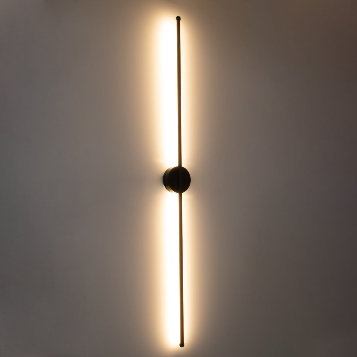 DIADEM 61333 Μοντέρνο Φωτιστικό Τοίχου - Απλίκα LED 18W 2160lm 120° AC 220-240V IP20 Ρυθμιζόμενο Λευκό CCT με On/Off 2700K/4500K/6000K - Lumileds SMD Chip - Μαύρο Ματ - Μ10 x Π4 x Υ120