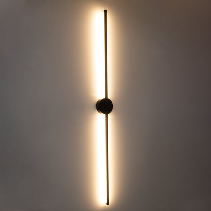 DIADEM 61333 Μοντέρνο Φωτιστικό Τοίχου - Απλίκα LED 18W 2160lm 120° AC 220-240V IP20 Ρυθμιζόμενο Λευκό CCT με On/Off 2700K/4500K/6000K - Lumileds SMD Chip - Μαύρο Ματ - Μ10 x Π4 x Υ120