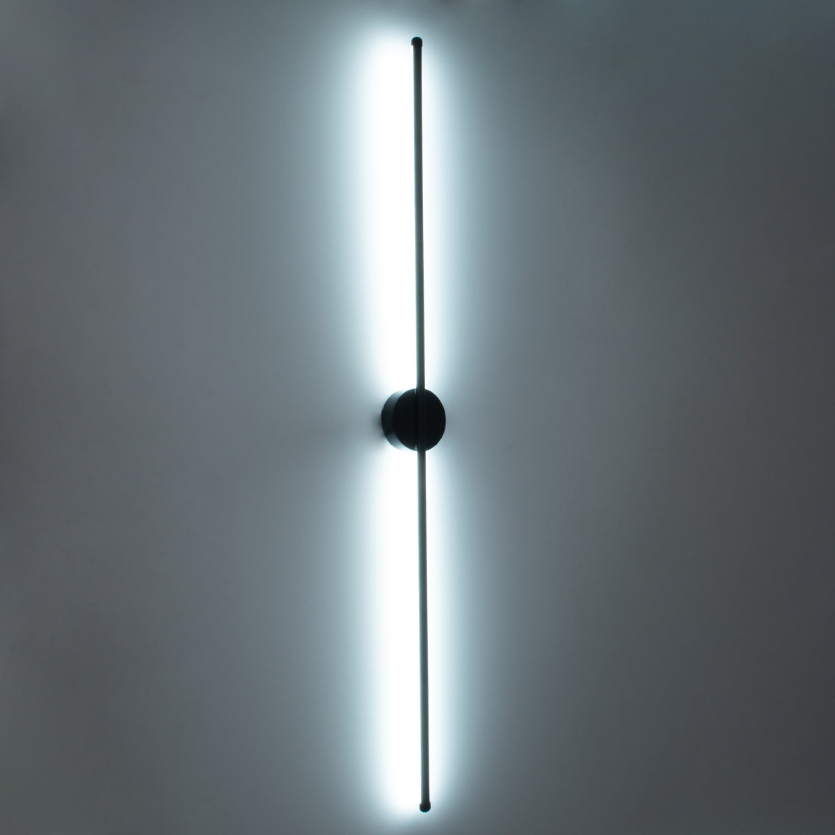 DIADEM 61333 Μοντέρνο Φωτιστικό Τοίχου - Απλίκα LED 18W 2160lm 120° AC 220-240V IP20 Ρυθμιζόμενο Λευκό CCT με On/Off 2700K/4500K/6000K - Lumileds SMD Chip - Μαύρο Ματ - Μ10 x Π4 x Υ120