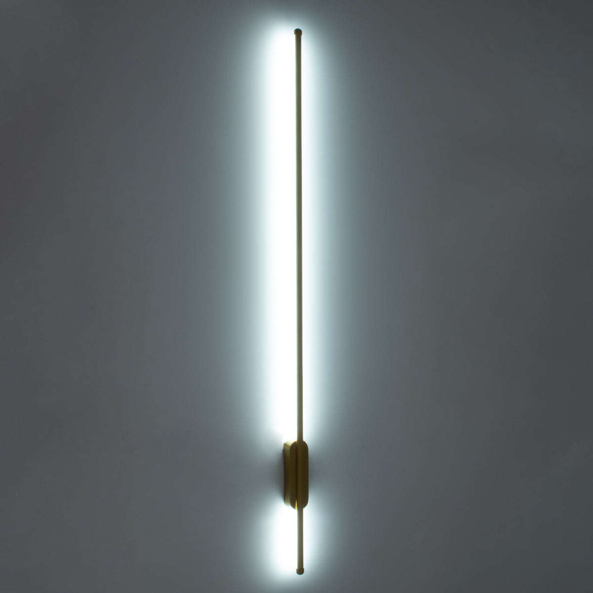 HARLEM 61336 Modern Wall Light - LED Wall Sconce 18W 2160lm 120° AC 220-240V IP20 Adjustable White CCT with On/Off 2700K/4500K/6000K - Lumileds SMD Chip - Brushed Gold - D5 x W4 x H120