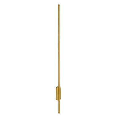 HARLEM 61336 Modern Wall Light - LED Wall Sconce 18W 2160lm 120° AC 220-240V IP20 Adjustable White CCT with On/Off 2700K/4500K/6000K - Lumileds SMD Chip - Brushed Gold - D5 x W4 x H120