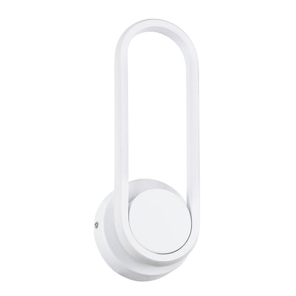 DALLAS 61346 Φωτιστικό Τοίχου - Απλίκα Design LED CCT 12W 1440lm 360° AC 220-240V - Εναλλαγή Φωτισμού μέσω Διακόπτη On/Off All In One Ψυχρό 6000k+Φυσικό 4500k+Θερμό 2700k Μ12 x Π6.5 x Υ32cm - Λευκό