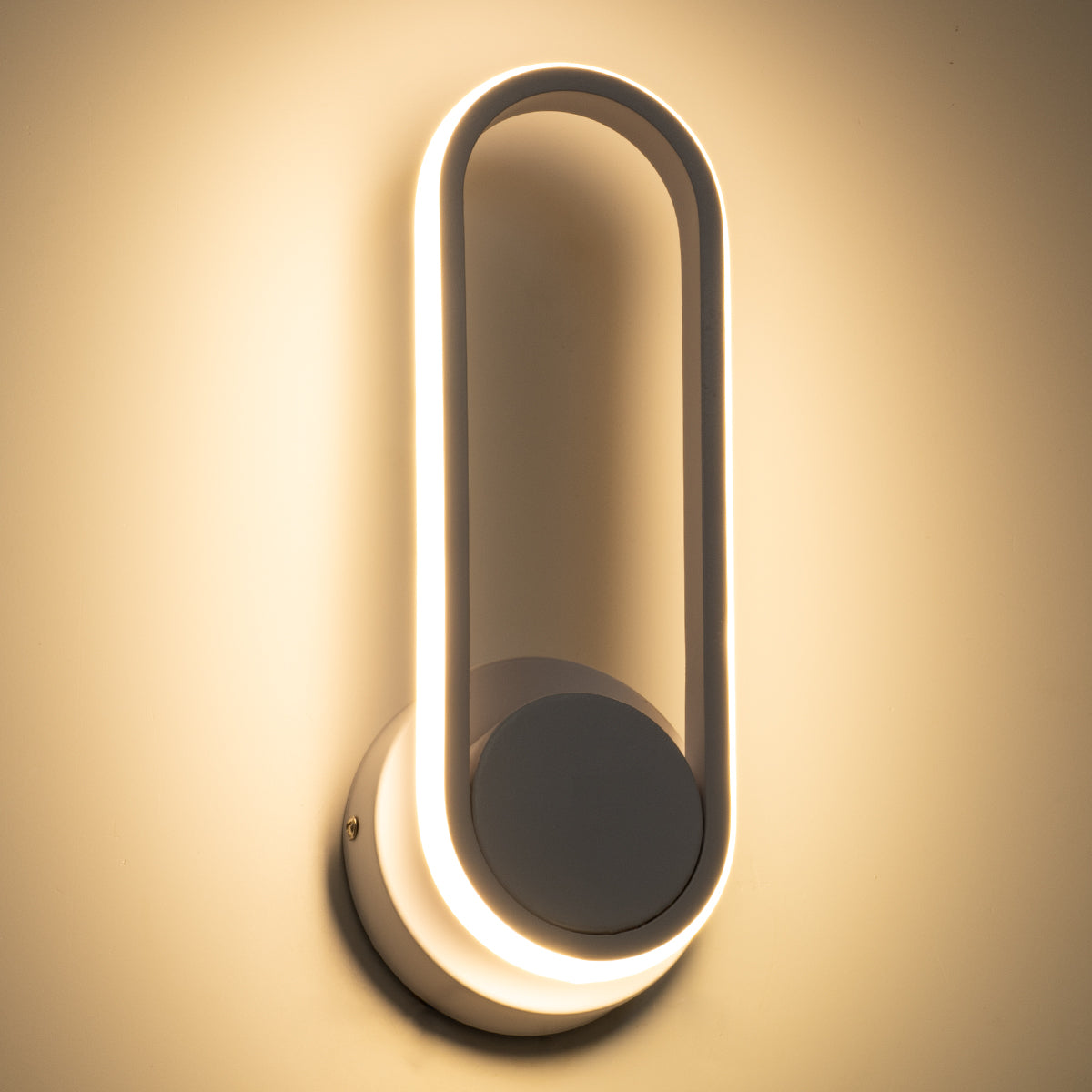 DALLAS 61346 Φωτιστικό Τοίχου - Απλίκα Design LED CCT 12W 1440lm 360° AC 220-240V - Εναλλαγή Φωτισμού μέσω Διακόπτη On/Off All In One Ψυχρό 6000k+Φυσικό 4500k+Θερμό 2700k Μ12 x Π6.5 x Υ32cm - Λευκό