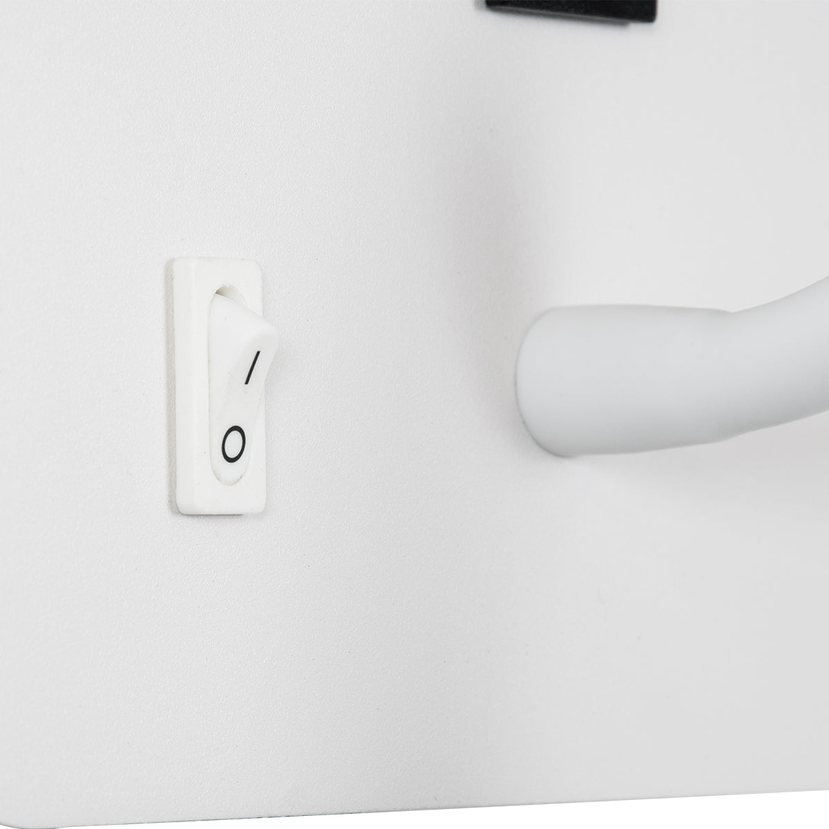 IBIS 61368 Μοντέρνο Φωτιστικό Τοίχου - Απλίκα Ξενοδοχείου Bed Side LED 10W 1100lm 36° & 360° AC 220-240V - Reading Light & Up/Down Light - Φορτιστής USB 3A - Μ10 x Π6.1 x Υ18cm - Φυσικό Λευκό 4500K - Λευκό