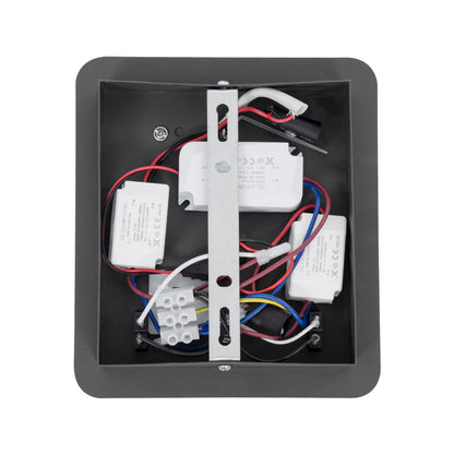 IBIS 61369 Μοντέρνο Φωτιστικό Τοίχου - Απλίκα Ξενοδοχείου Reading Light με Φορτιστή USB 3A LED 10W 1100lm 36° & 360° AC 220-240V IP20 Φυσικό Λευκό 4500K - Bridgelux COB Chip & TÜV SÜD Driver - Γκρι Ανθρακί Ματ - Μ10 x Π6.1 x Υ18