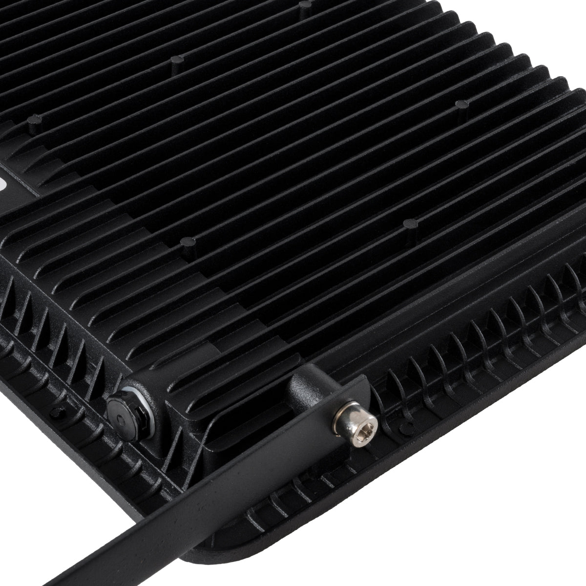 ATLAS 61432 Προβολέας LED 200W 24000lm 120° AC 220-240V Αδιάβροχο IP67 Φυσικό Λευκό 4500K - Lumileds SMD Chip - TÜV Rheinland Certified - Μαύρο Ματ - Μ38 x Π4 x Υ28