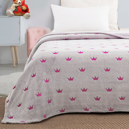 Κουβέρτα Μονή Φωσφορίζουσα Flash Art 6144 160x220εκ Γκρι