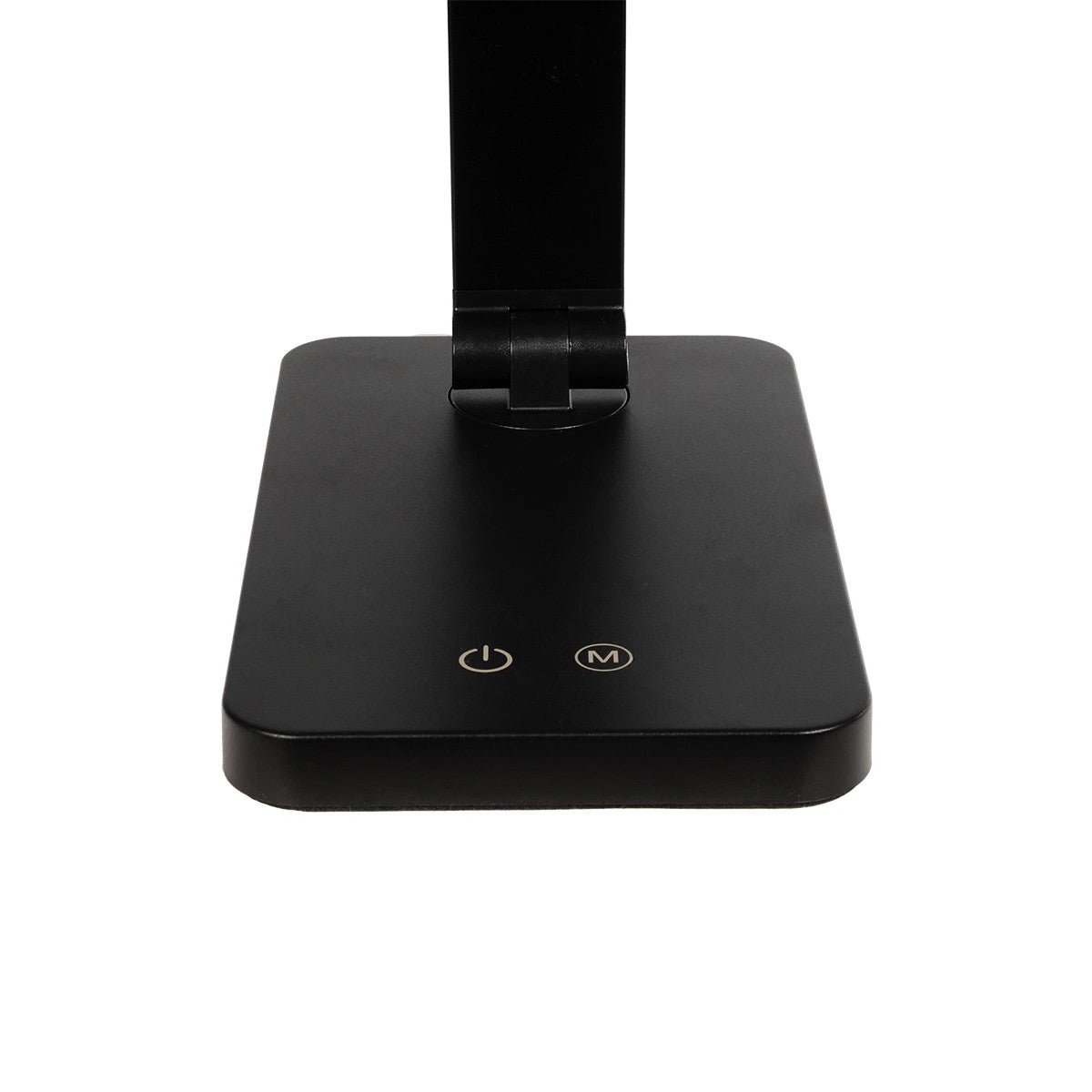 TEBLA 60481 Μοντέρνο Επιτραπέζιο Φωτιστικό Γραφείου LED 5W 500lm 120° AC 220-240V IP20 Ρυθμιζόμενο Λευκό CCT με Αφή 2700K/4500K/6000K Dimmable - Bridgelux SMD Chip - Μαύρο - Μ11 x Π31 x Υ52