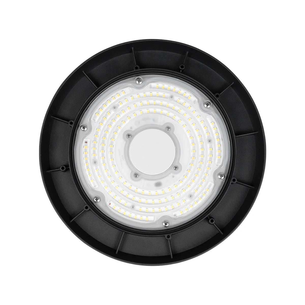 INDUSTRY 61500 LED UFO HIGH BAY 100W 175*SANAN OPTO CHIP 150lm/W 15000lm CRI≥80Ra SDCM<5 90° 85-265VAC 50/60Hz IP65 5000K TÜV SÜD CERTIFIED DRIVER - Μαύρο - Μ26.5 x Π26.5 x Υ15cm