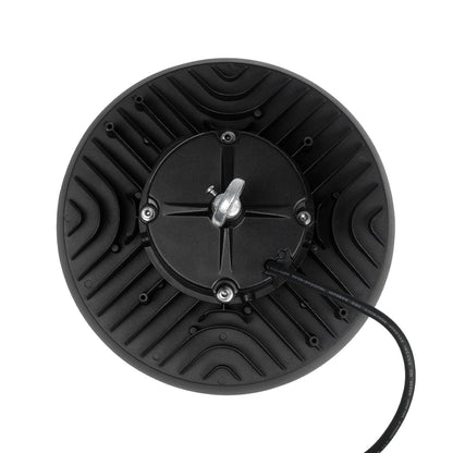 INDUSTRY 61500 LED UFO HIGH BAY 100W 175*SANAN OPTO CHIP 150lm/W 15000lm CRI≥80Ra SDCM<5 90° 85-265VAC 50/60Hz IP65 5000K TÜV SÜD CERTIFIED DRIVER - Μαύρο - Μ26.5 x Π26.5 x Υ15cm