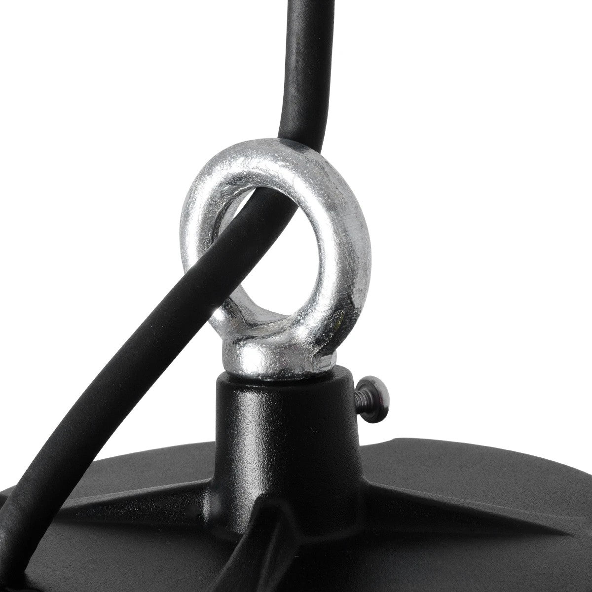 INDUSTRY 61501 LED UFO HIGH BAY 150W 275*SANAN OPTO CHIP 150lm/W 22500lm CRI≥80Ra SDCM<5 90° 85-265VAC 50/60Hz IP65 5000K TÜV SÜD CERTIFIED DRIVER - Μαύρο - Μ26.5 x Π26.5 x Υ15cm