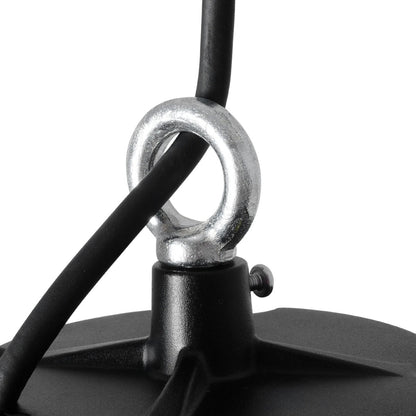 INDUSTRY 61501 LED UFO HIGH BAY 150W 275*SANAN OPTO CHIP 150lm/W 22500lm CRI≥80Ra SDCM<5 90° 85-265VAC 50/60Hz IP65 5000K TÜV SÜD CERTIFIED DRIVER - Μαύρο - Μ26.5 x Π26.5 x Υ15cm