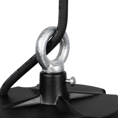 INDUSTRY 61502 LED UFO HIGH BAY 200W 338*SANAN OPTO CHIP 150lm/W 30000lm CRI≥80Ra SDCM<5 90° 85-265VAC 50/60Hz IP65 5000K TÜV SÜD CERTIFIED DRIVER - Μαύρο - Μ30 x Π30 x Υ16cm