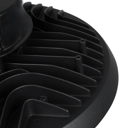 INDUSTRY 61502 LED UFO HIGH BAY 200W 338*SANAN OPTO CHIP 150lm/W 30000lm CRI≥80Ra SDCM<5 90° 85-265VAC 50/60Hz IP65 5000K TÜV SÜD CERTIFIED DRIVER - Μαύρο - Μ30 x Π30 x Υ16cm