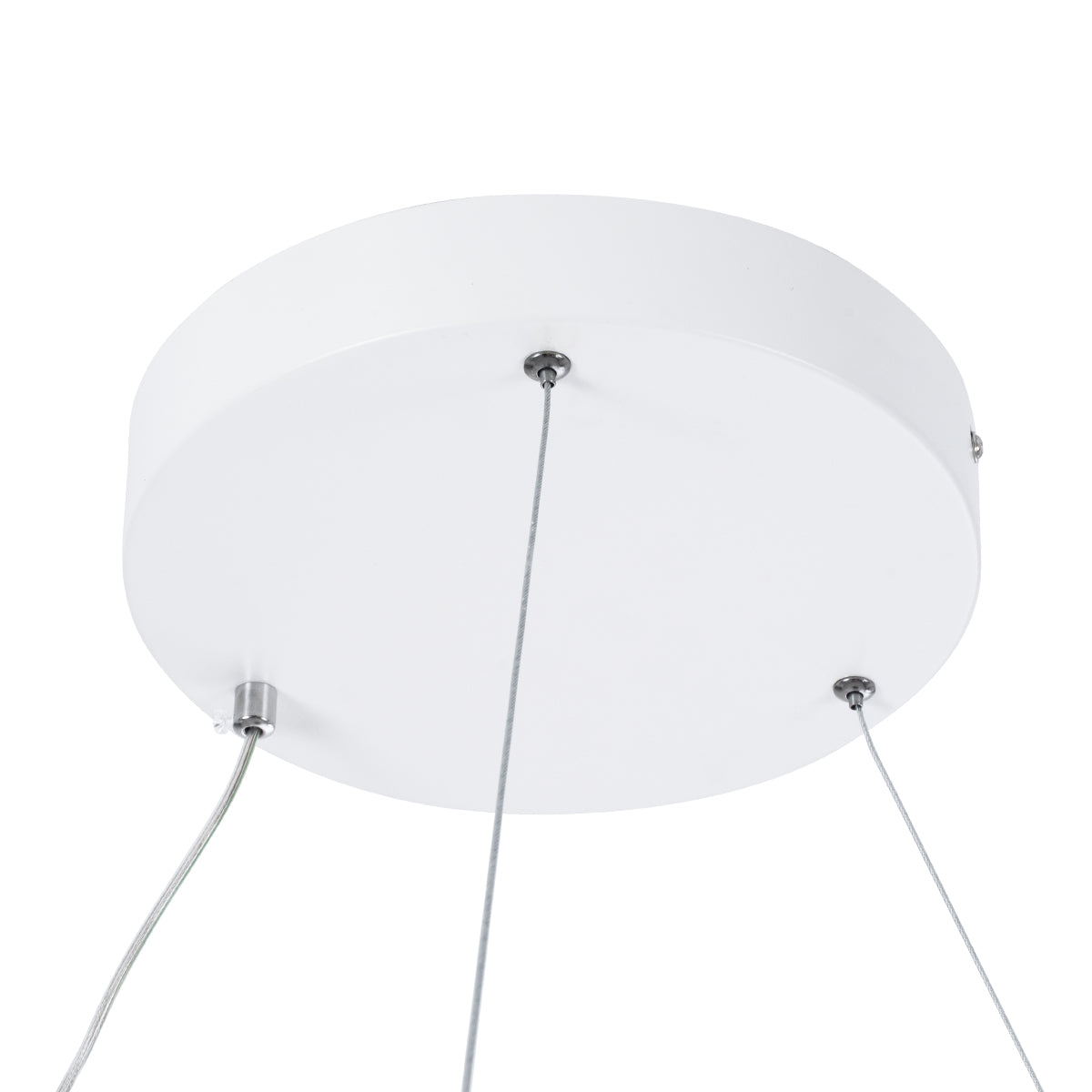 DIAMOND 61518 Κρεμαστό Φωτιστικό Δαχτυλίδι-Κύκλος LED CCT 75W 8400lm 360° AC 220-240V - Εναλλαγή Φωτισμού μέσω Τηλεχειριστηρίου All In One Ψυχρό 6000k+Φυσικό 4500k+Θερμό 2700k Dimmable Φ100cm - Λευκό