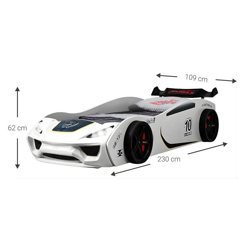 Vento Eco Sportline Children's Bed White 109x230x62