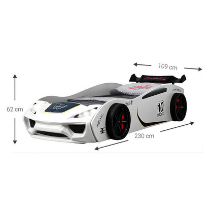 Vento Eco Sportline Children's Bed White 109x230x62