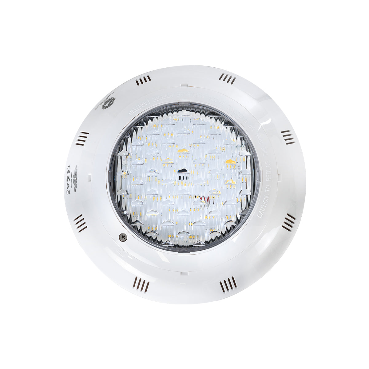 POOLΕΤΙ 61540 PRO Φωτιστικό Πισίνας LED 25W 1875lm 120° AC/DC 12V Αδιάβροχο IP68 IK06 Tempered Glass Φ30 x Υ6.5cm Θερμό Λευκό 2700K - Bridgelux Chip - 2 Meter VDE Certified Cable