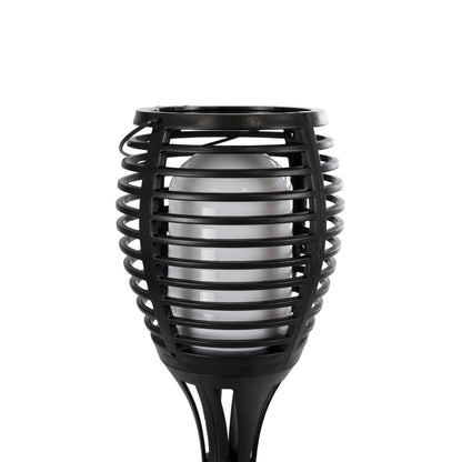 FIAMMA 61549 Αυτόνομο Ηλιακό Καρφωτό Φωτιστικό Κήπου LED SMD 2W 80lm με Ενσωματωμένη Μπαταρία 1500mAh - Φωτοβολταϊκό Πάνελ - Αισθητήρα Ημέρας-Νύχτας Φαναράκι Κήπου - Εφέ Φλόγας Διακοσμητικό - Αδιάβροχο IP65 - 1800K Φ10 x Υ55cm