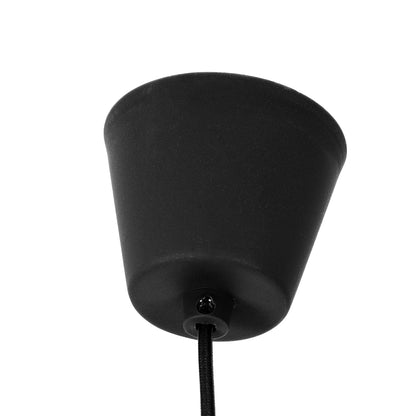 CABLITO 61562 Μοντέρνο Κρεμαστό Φωτιστικό Οροφής με Ντουί 1 x E27 AC 220-240V IP20 - Μαύρο - Μ4 x Π4 x Υ110