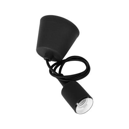 CABLITO 61562 Μοντέρνο Κρεμαστό Φωτιστικό Οροφής με Ντουί 1 x E27 AC 220-240V IP20 - Μαύρο - Μ4 x Π4 x Υ110