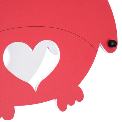 OWL 61576 Μοντέρνο Παιδικό Κρεμαστό Φωτιστικό Οροφής Μονόφωτο 1 x E27 Κόκκινο PVC Φιγούρα Κουκουβάγια Μ29.5 x Π15.5 x Υ30.5cm