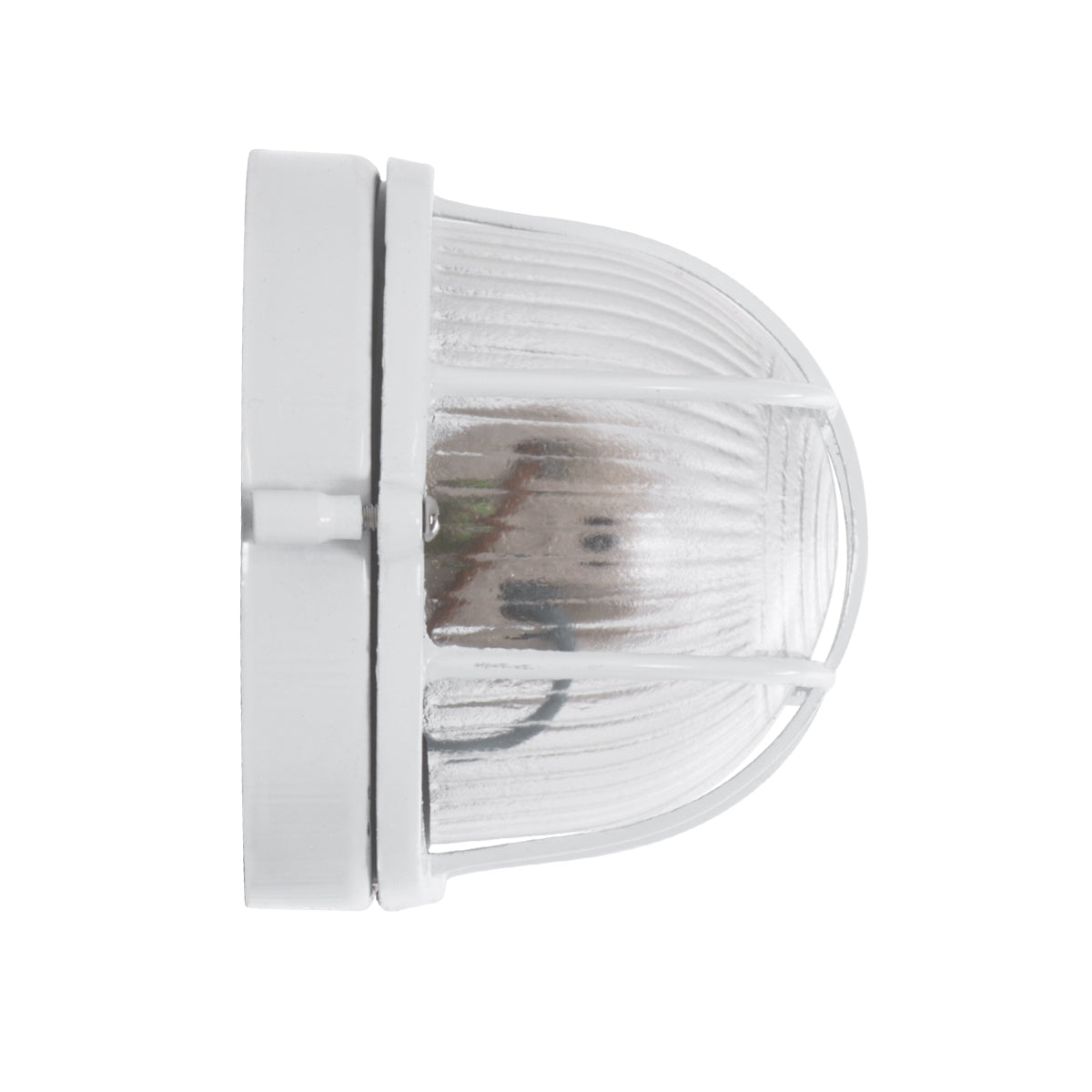 BOATLIGHT 61582 Vintage Φωτιστικό Καραβοχελώνα Τοίχου - Απλίκα με Ντουί 1 x E27 AC 220-240V Αδιάβροχο IP65 - Λευκό Ματ - Μ21 x Π10.4 x Υ9