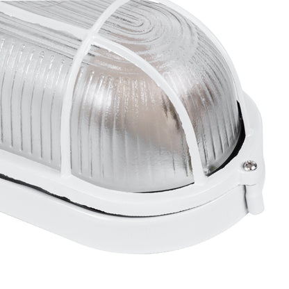 BOATLIGHT 61582 Vintage Φωτιστικό Καραβοχελώνα Τοίχου - Απλίκα με Ντουί 1 x E27 AC 220-240V Αδιάβροχο IP65 - Λευκό Ματ - Μ21 x Π10.4 x Υ9
