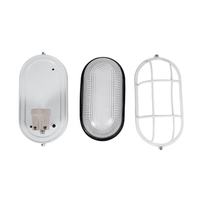 BOATLIGHT 61582 Vintage Φωτιστικό Καραβοχελώνα Τοίχου - Απλίκα με Ντουί 1 x E27 AC 220-240V Αδιάβροχο IP65 - Λευκό Ματ - Μ21 x Π10.4 x Υ9