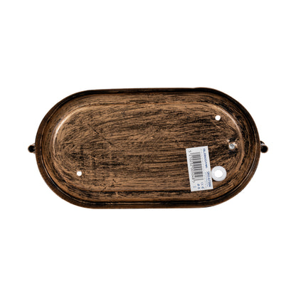 BOATLIGHT 61584 Vintage Φωτιστικό Καραβοχελώνα Τοίχου - Απλίκα με Ντουί 1 x E27 AC 220-240V Αδιάβροχο IP65 - Μπρονζέ Εφέ Σκουριάς Ματ - Μ21 x Π10.4 x Υ9