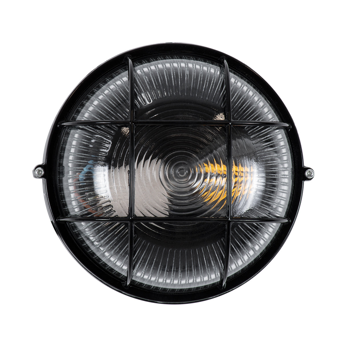 BOATLIGHT 61586 Vintage Φωτιστικό Καραβοχελώνα Τοίχου & Οροφής με Ντουί 1 x E27 AC 220-240V Αδιάβροχο IP65 - Μαύρο Ματ - Μ17.5 x Π17.5 x Υ9