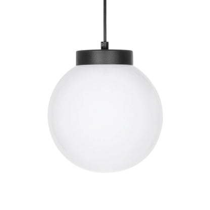 AGROS 61591 Κρεμαστό Φωτιστικό Οροφής Κήπου με Ντουί 1 x E27 AC 220-240V Αδιάβροχο IP65 - Λευκό & Μάυρο - Μ20 x Π20 x Υ22cm