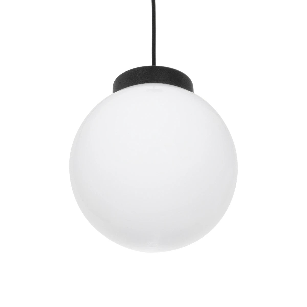 AGROS 61591 Κρεμαστό Φωτιστικό Οροφής Κήπου με Ντουί 1 x E27 AC 220-240V Αδιάβροχο IP65 - Λευκό & Μάυρο - Μ20 x Π20 x Υ22cm