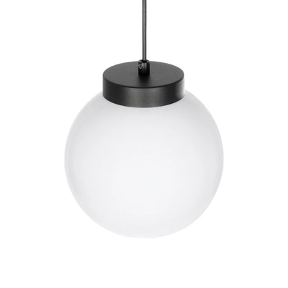 AGROS 61591 Κρεμαστό Φωτιστικό Οροφής Κήπου με Ντουί 1 x E27 AC 220-240V Αδιάβροχο IP65 - Λευκό & Μάυρο - Μ20 x Π20 x Υ22cm