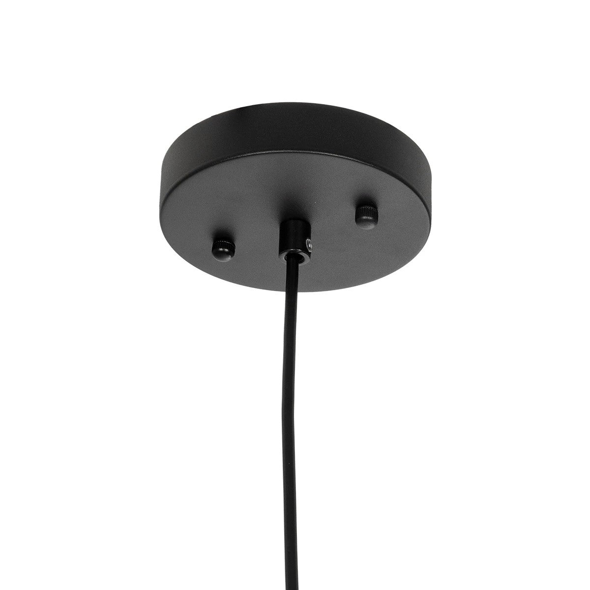 AGROS 61591 Κρεμαστό Φωτιστικό Οροφής Κήπου με Ντουί 1 x E27 AC 220-240V Αδιάβροχο IP65 - Λευκό & Μάυρο - Μ20 x Π20 x Υ22cm