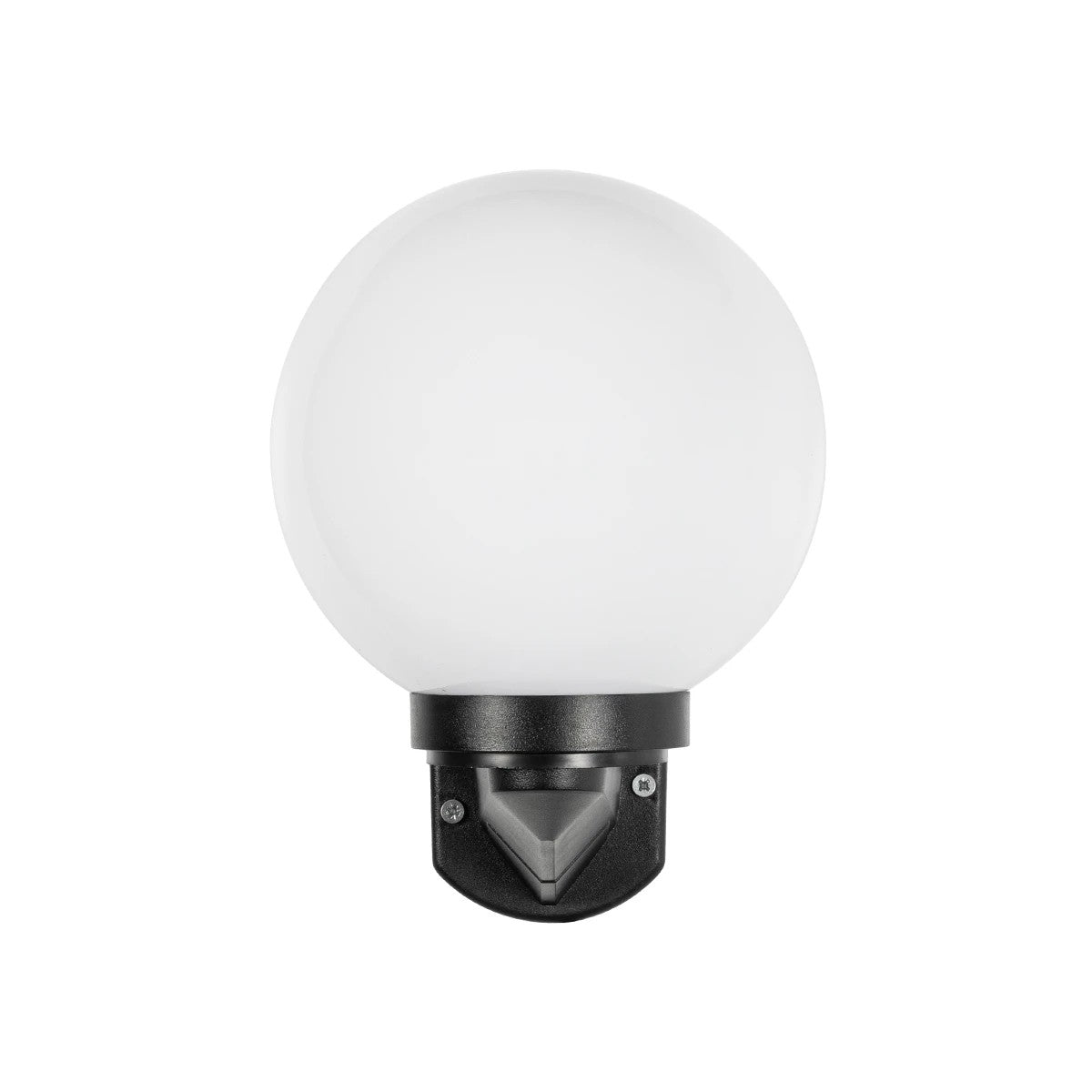 AGROS 61592 Φωτιστικό Τοίχου - Απλίκα Κήπου με Ντουί 1 x E27 AC 220-240V Αδιάβροχο IP65 - Λευκό & Μάυρο - Μ20 x Π20 x Υ30cm