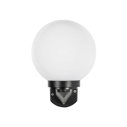 AGROS 61592 Φωτιστικό Τοίχου - Απλίκα Κήπου με Ντουί 1 x E27 AC 220-240V Αδιάβροχο IP65 - Λευκό & Μάυρο - Μ20 x Π20 x Υ30cm