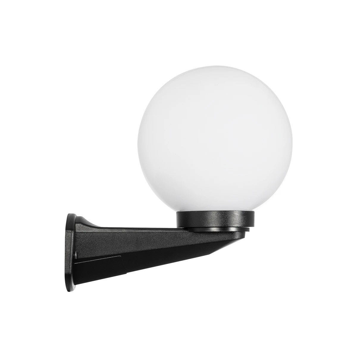 AGROS 61592 Φωτιστικό Τοίχου - Απλίκα Κήπου με Ντουί 1 x E27 AC 220-240V Αδιάβροχο IP65 - Λευκό & Μάυρο - Μ20 x Π20 x Υ30cm