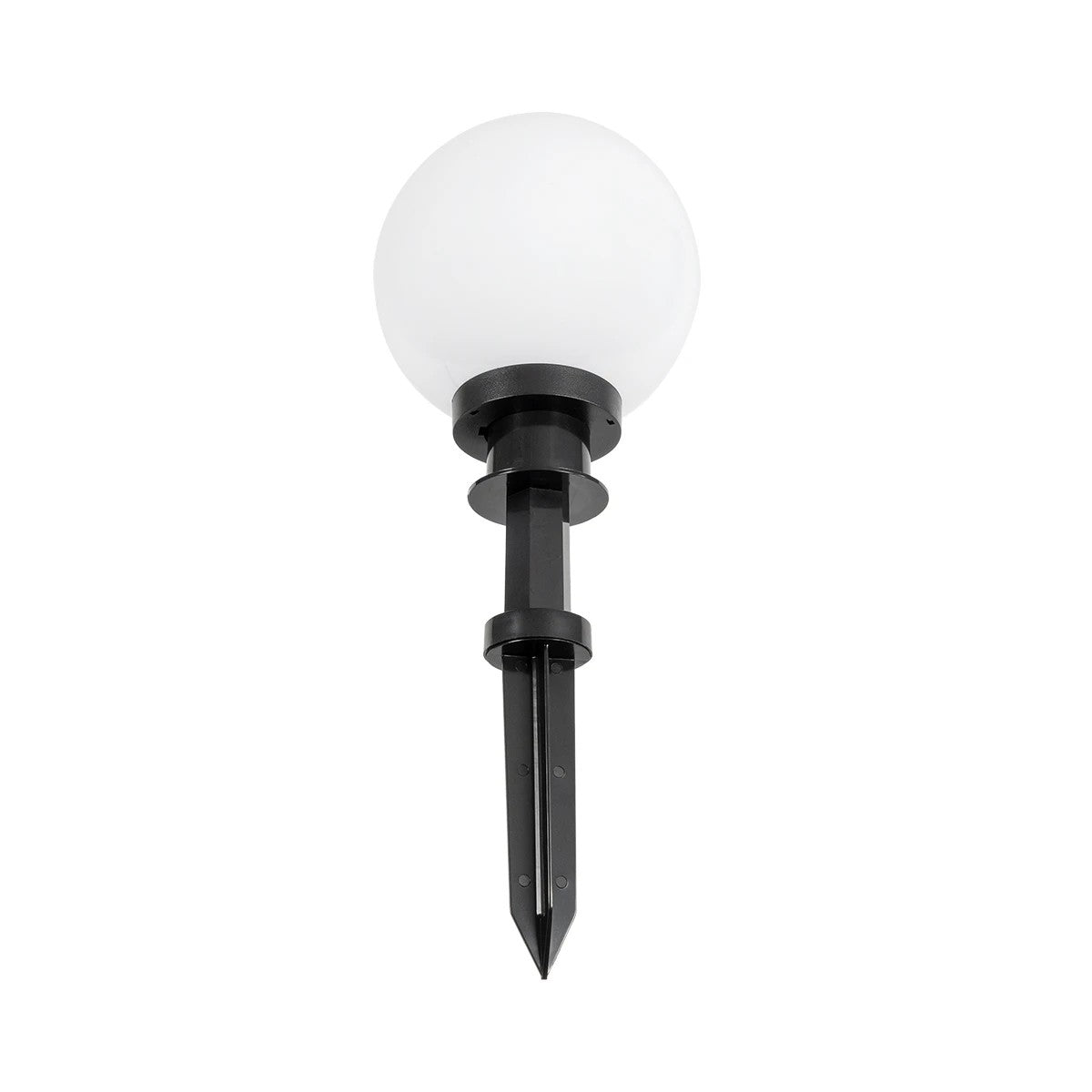 AGROS 61593 Φωτιστικό Κήπου / Καρφωτό με Ντουί 1 x E27 AC 220-240V Αδιάβροχο IP65 - Λευκό & Μάυρο - Μ20 x Π20 x Υ54cm