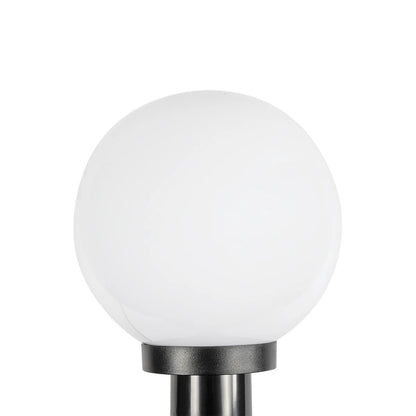 AGROS 61593 Φωτιστικό Κήπου / Καρφωτό με Ντουί 1 x E27 AC 220-240V Αδιάβροχο IP65 - Λευκό & Μάυρο - Μ20 x Π20 x Υ54cm